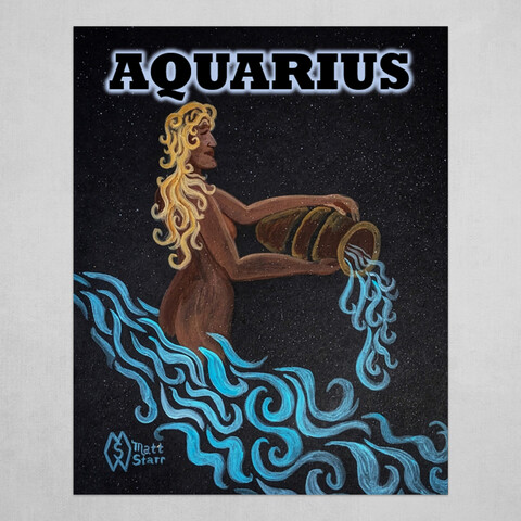 Aquarius the Water-bearer zodiac sign by Matt Starr