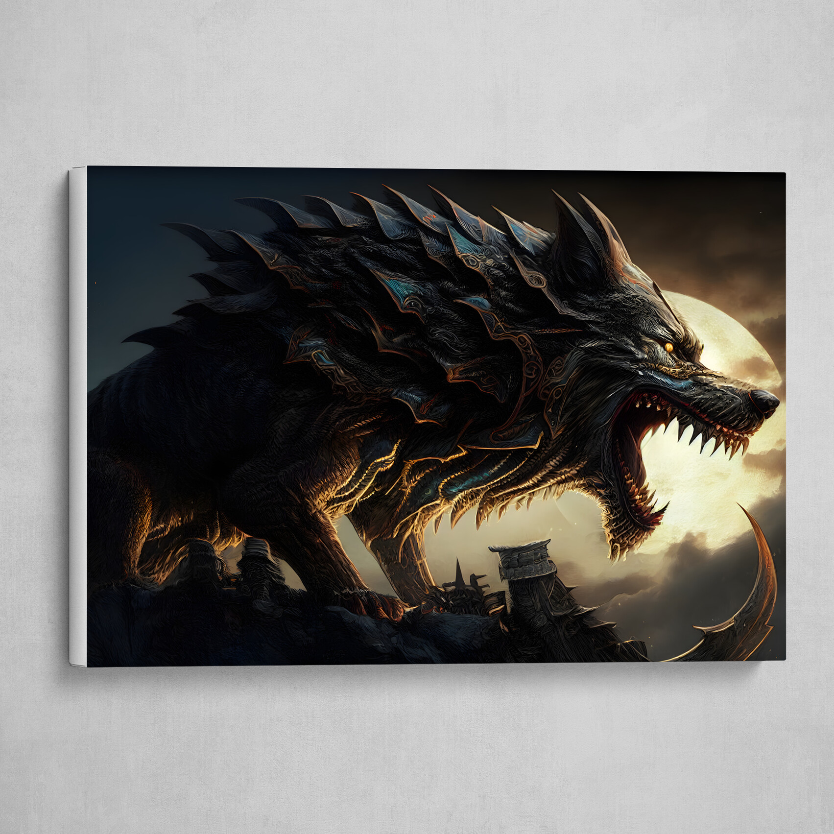 Fenrir the Gigantic Ferocious Wolf of Norse Mythology