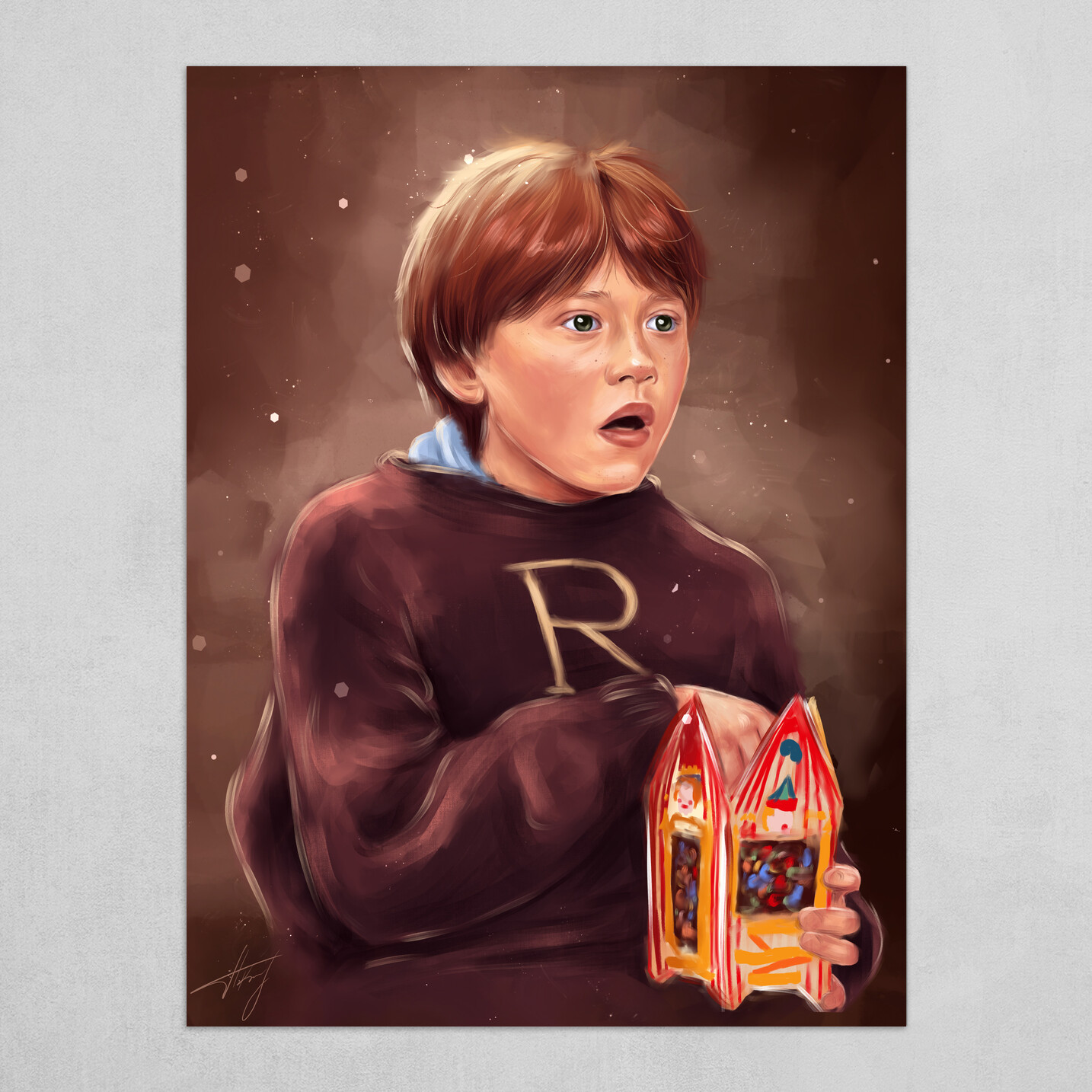 Harry Potter - Baguette Ron Weasley light painting - Imagin'ères