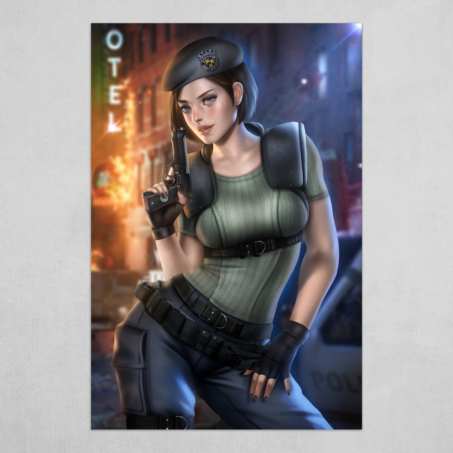 ArtStation - Jill Valentine - Resident Evil Fan Art