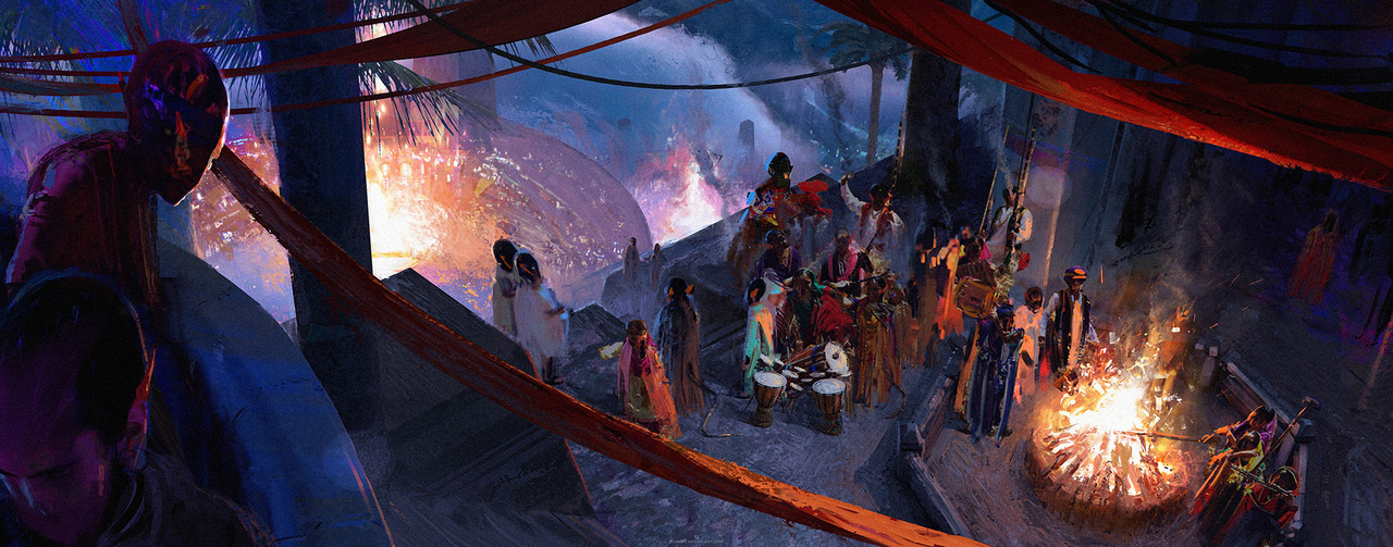 Honourable Mention, Ancient Civilizations: Lost & Found: Keyframe Concept Art