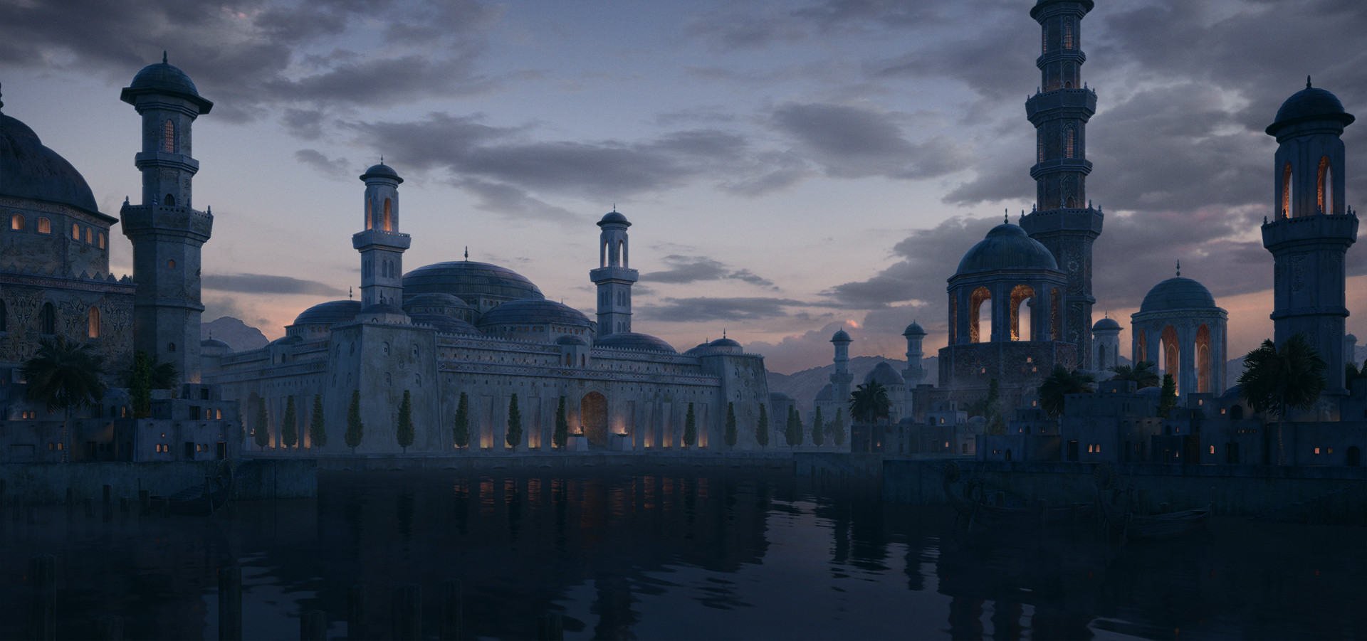 3rd Place, Ancient Civilizations: Lost & Found: Film/VFX Matte Painting