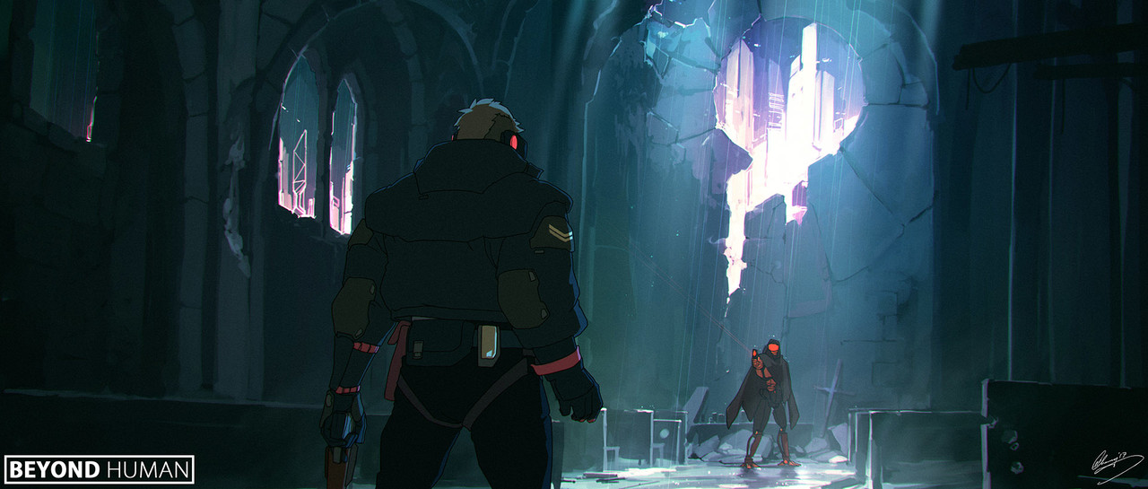 Honorable Mention, Beyond Human: Keyframe Concept Art