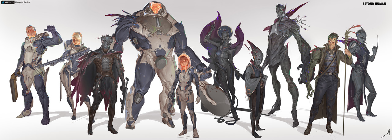 Honorable Mention, Beyond Human: Character Design