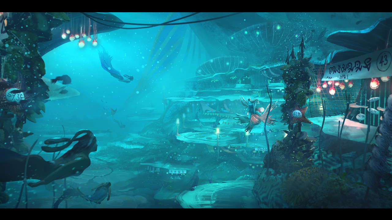 3rd Place, Beneath the Waves: Environment Design