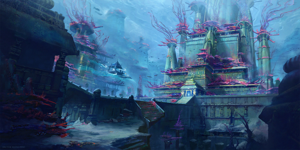2nd Place, Beneath the Waves: Environment Design