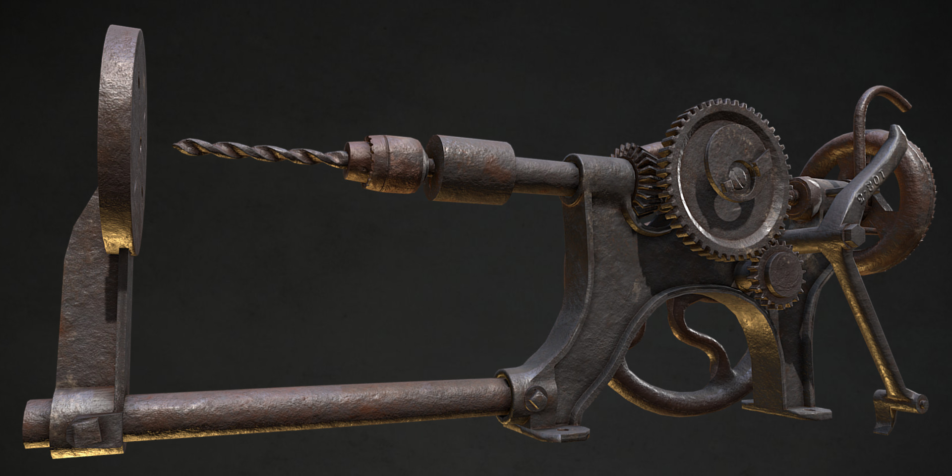 Artstation Tom Gariti Champion Blower Forge Drill Press