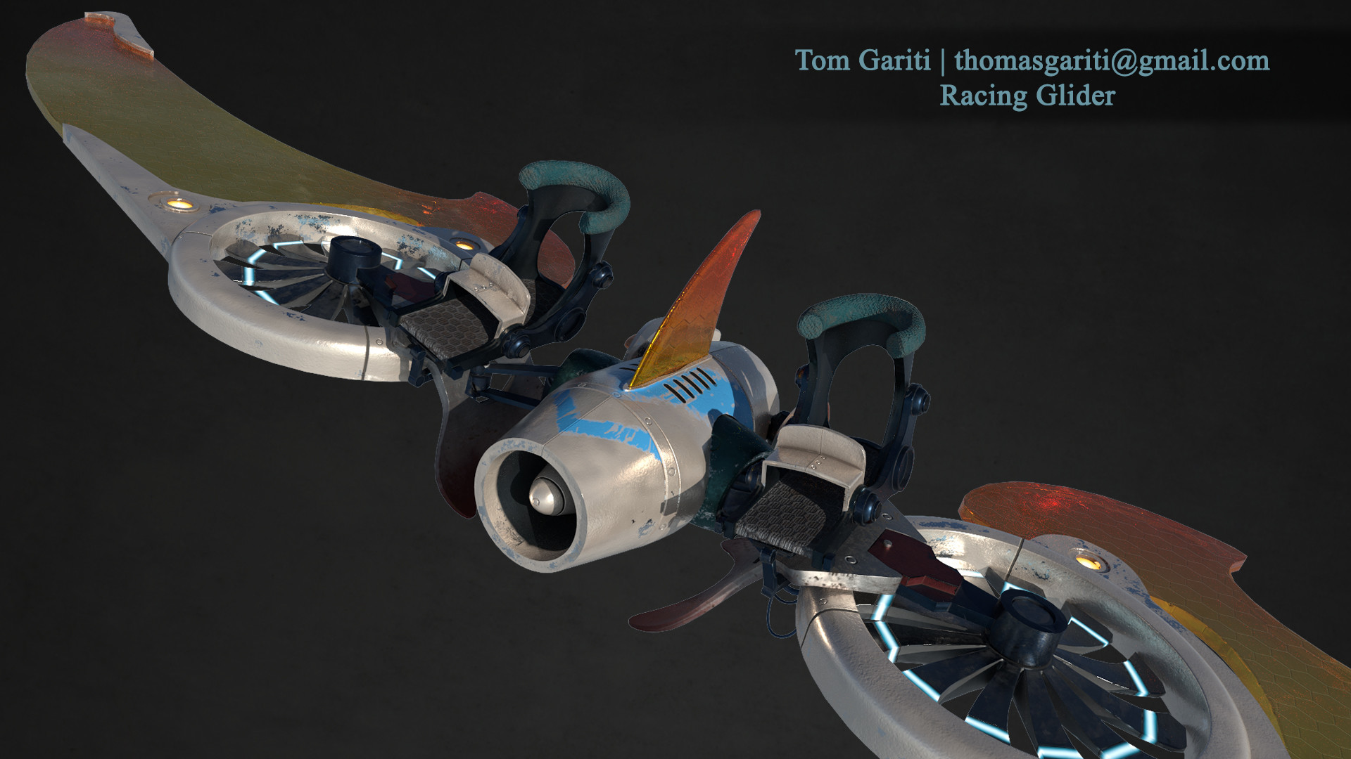 ArtStation - Racing Glider Breakdown