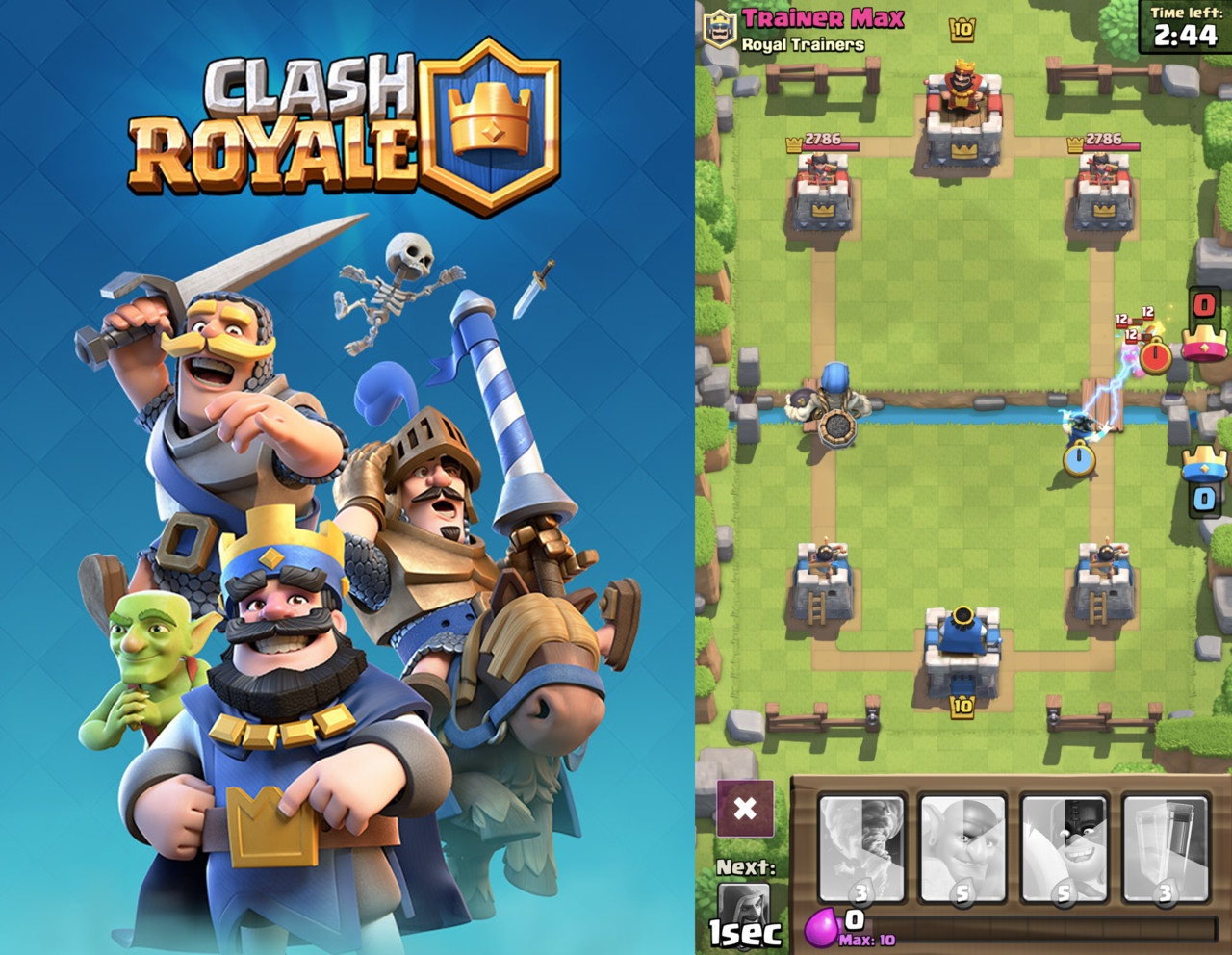 how to make a clash royale game in unity