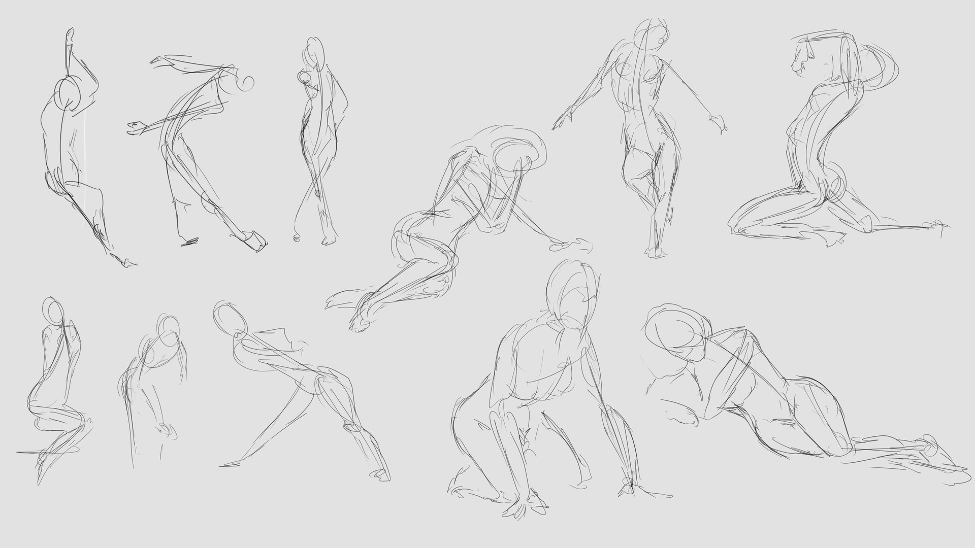 Artstation Michael Gruber Art School For Digital Artist Term 1 Base Model Of Human And Dayli Sketches,Cute Demon Girl Drawing