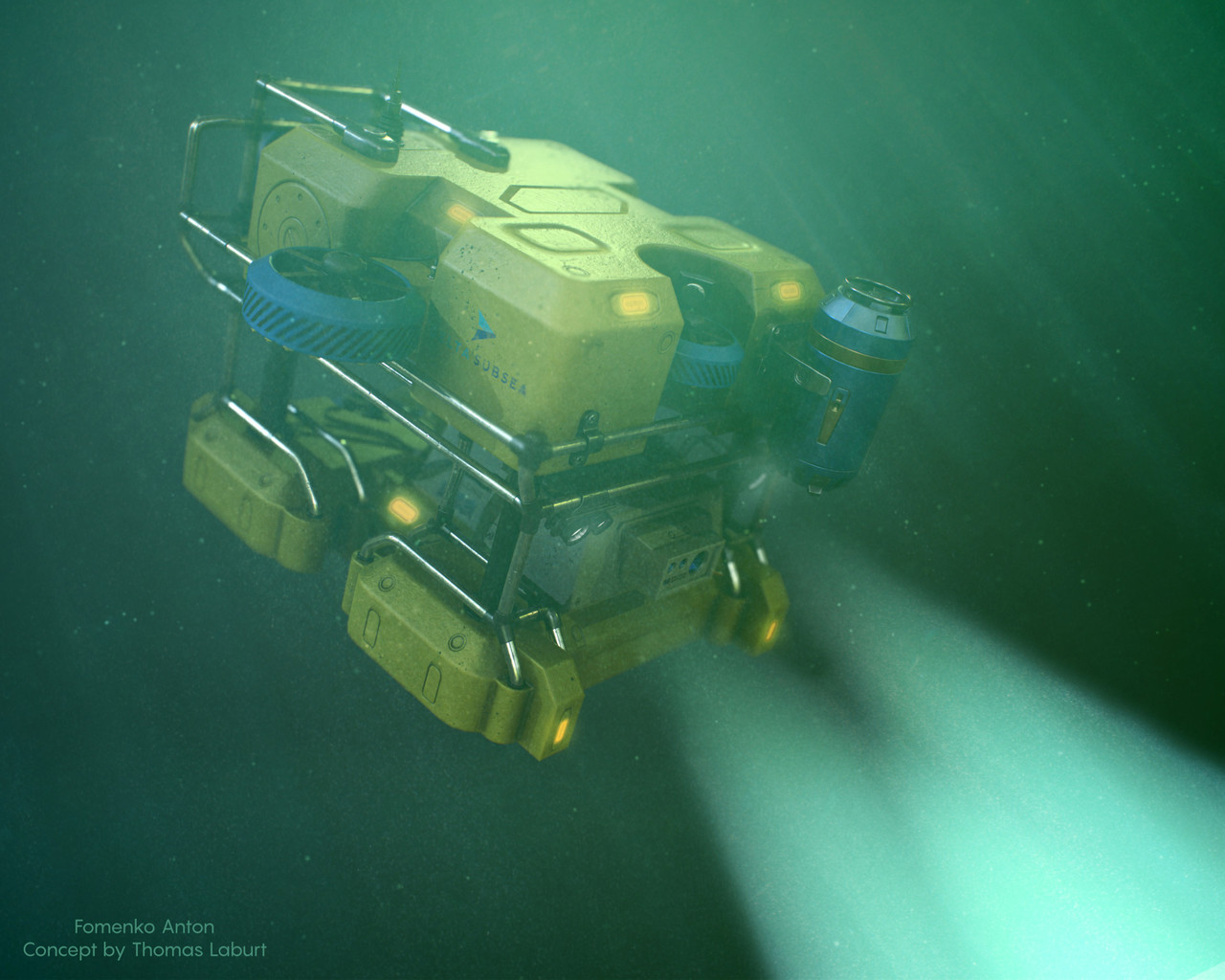 Honorable Mention, Beneath the Waves: Prop Art (rendered)