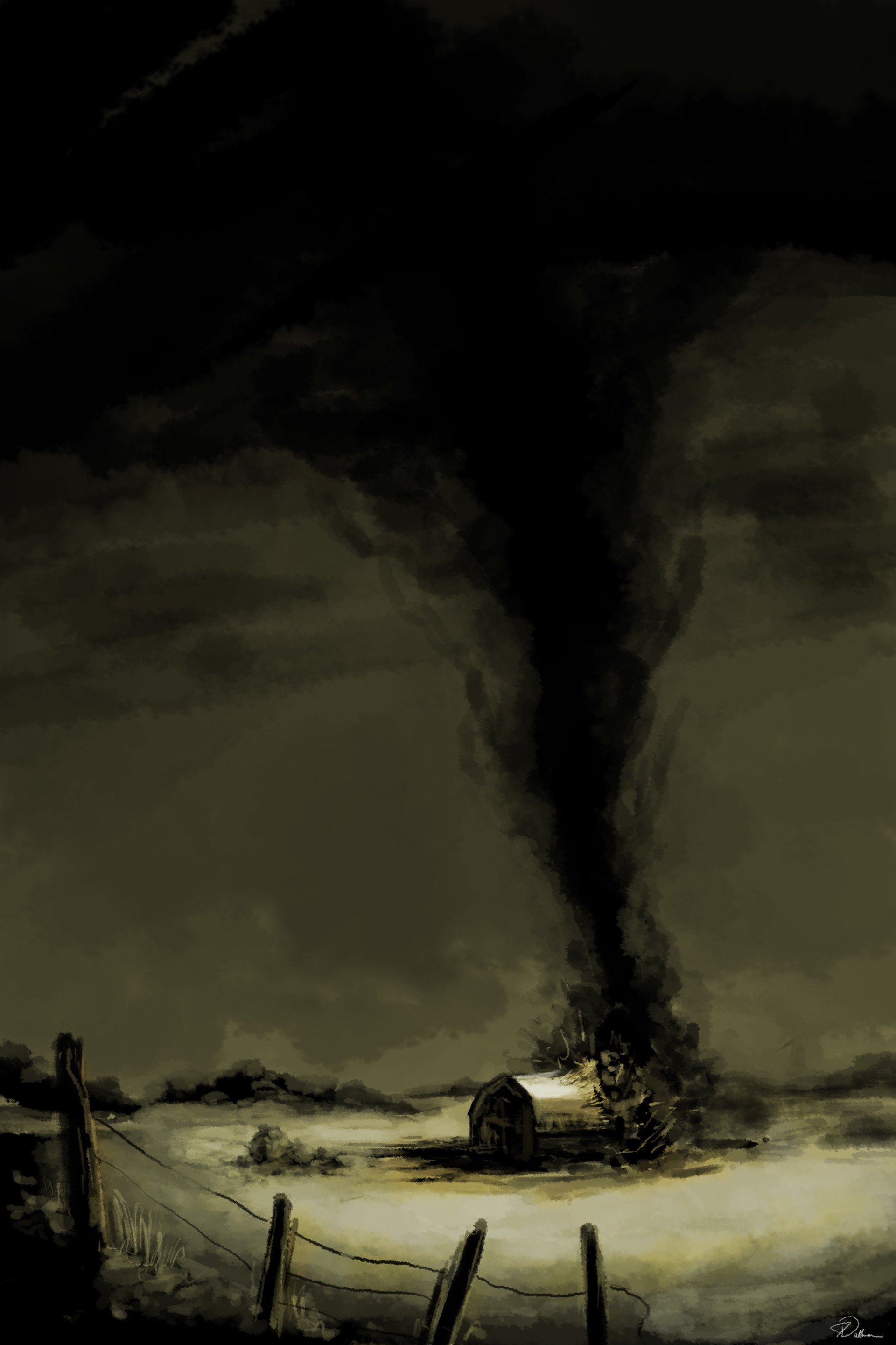 Artstation Jordan Dallmann Tornado Speed Painting Study 60 Min