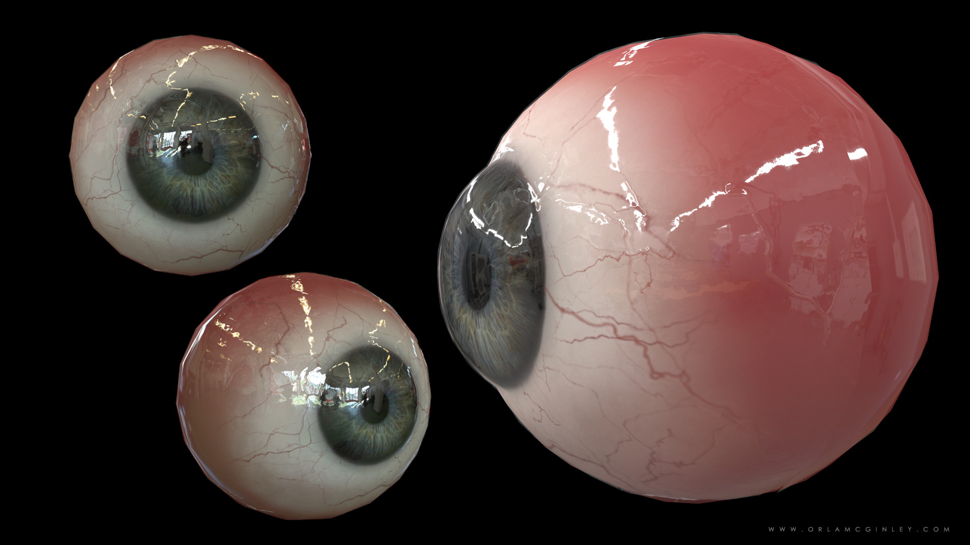 Artstation Orla Mcginley Eyeball Render Test