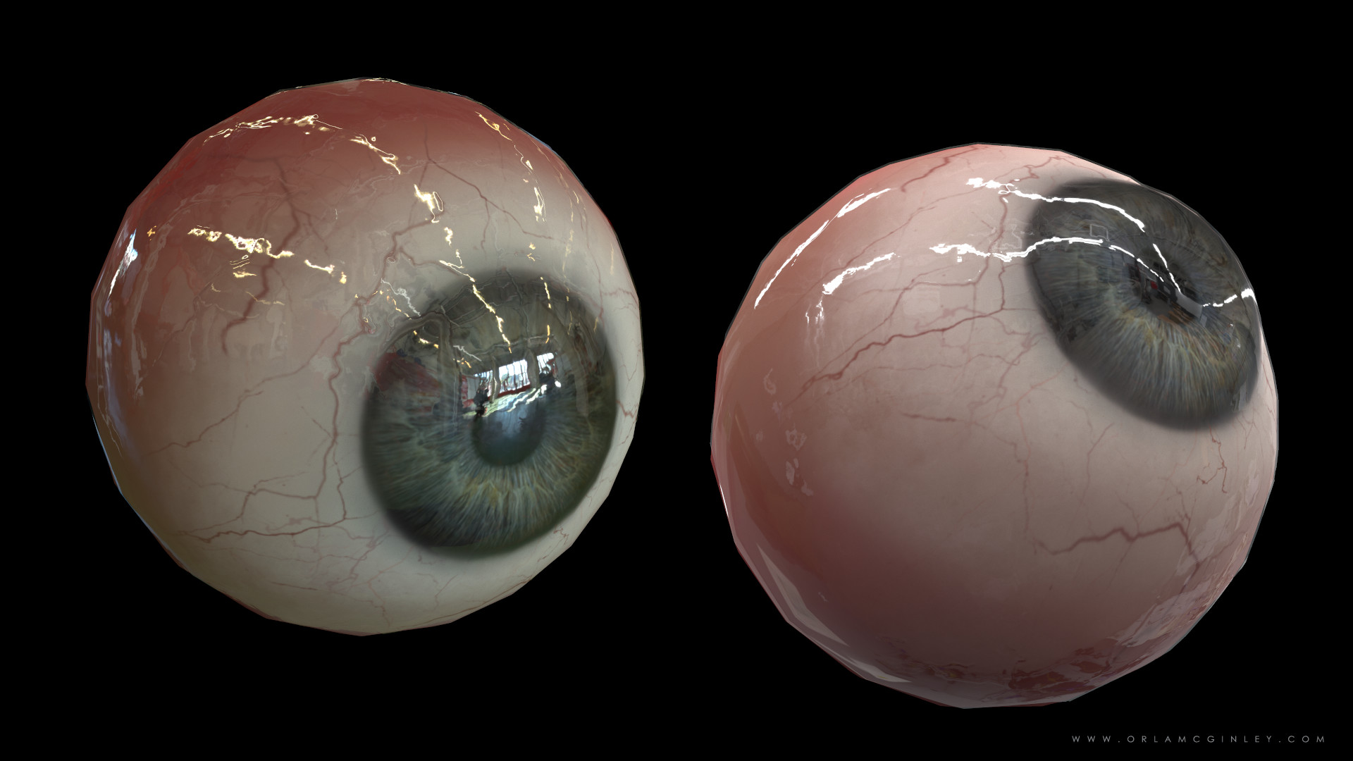 Artstation Orla Mcginley Eyeball Render Test