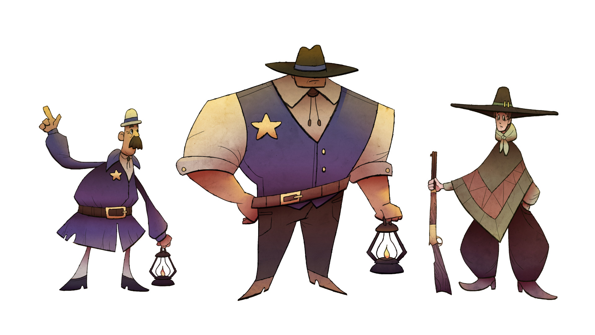 Artstation Sarah Boeving S Submission On Wild West Character Design