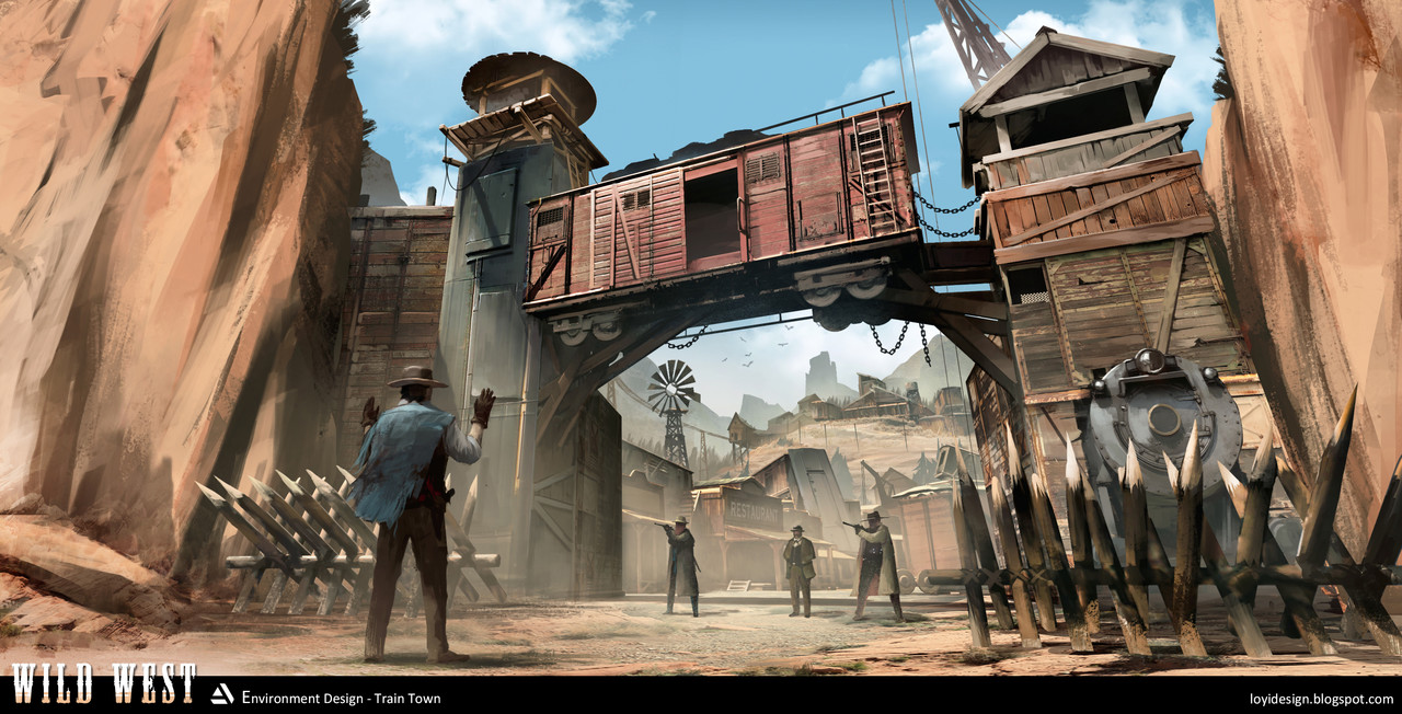 Honorable Mention, Wild West: Environment Design