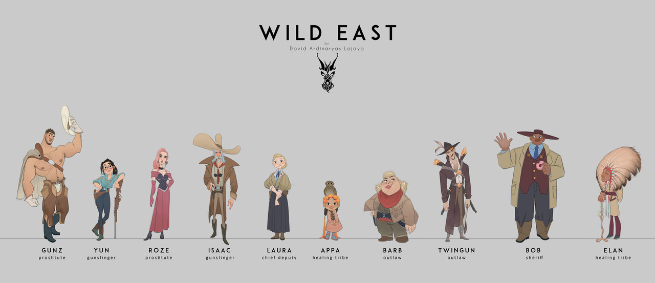 2nd Place, Wild West: Character Design