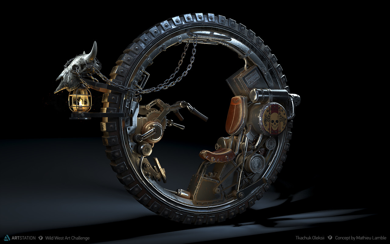 Honorable Mention, Wild West: Prop Art (rendered)