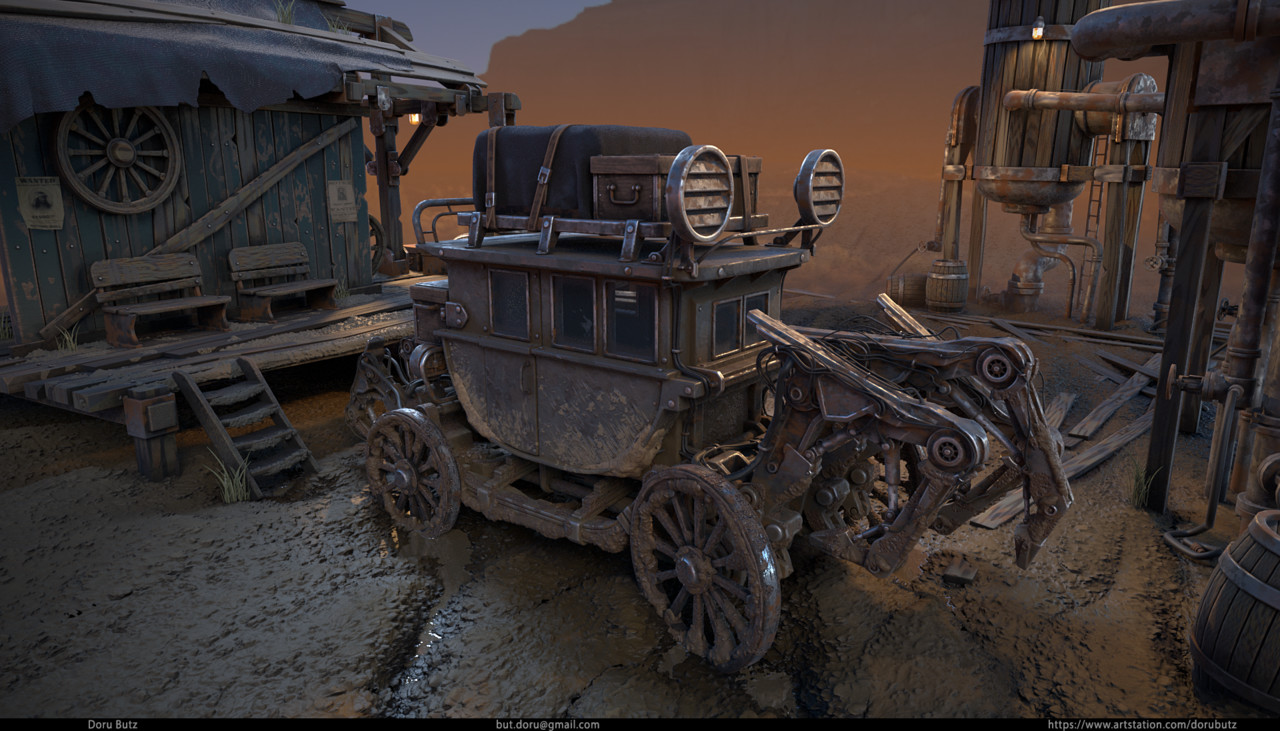 3rd Place, Wild West: Prop Art (rendered)