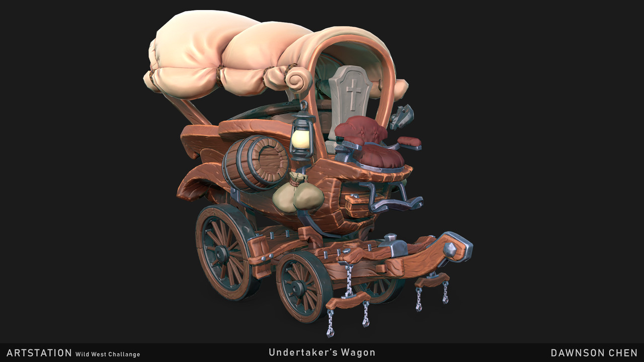 Honorable Mention, Wild West: Prop Art (rendered)