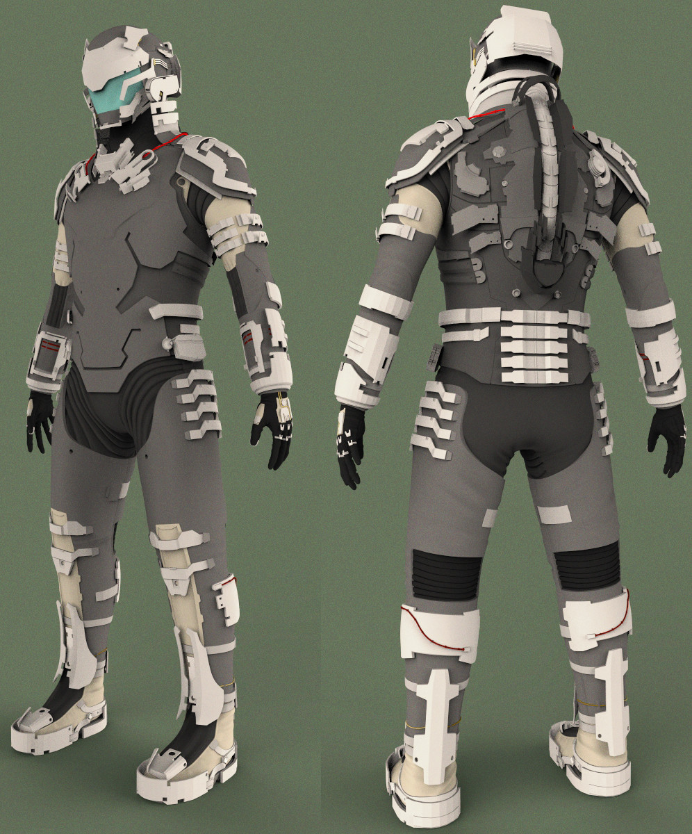 Кирил Петров Dead Space suit wip3