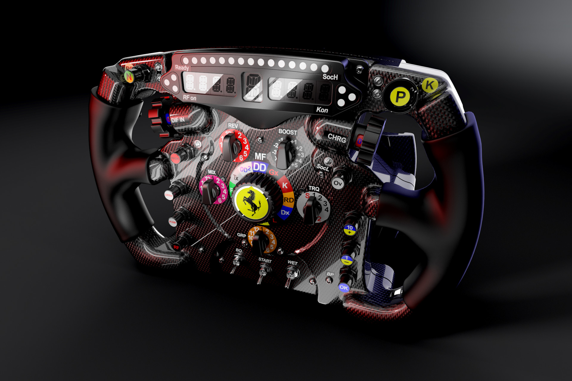 Artstation Djordje Jovanovic Catia F1 Steering Wheel