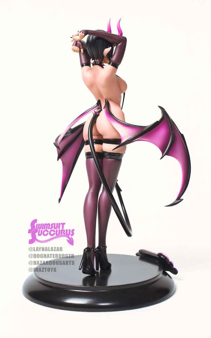Actual Photos of Painted Swimsuit Succubus for IHazToys.
