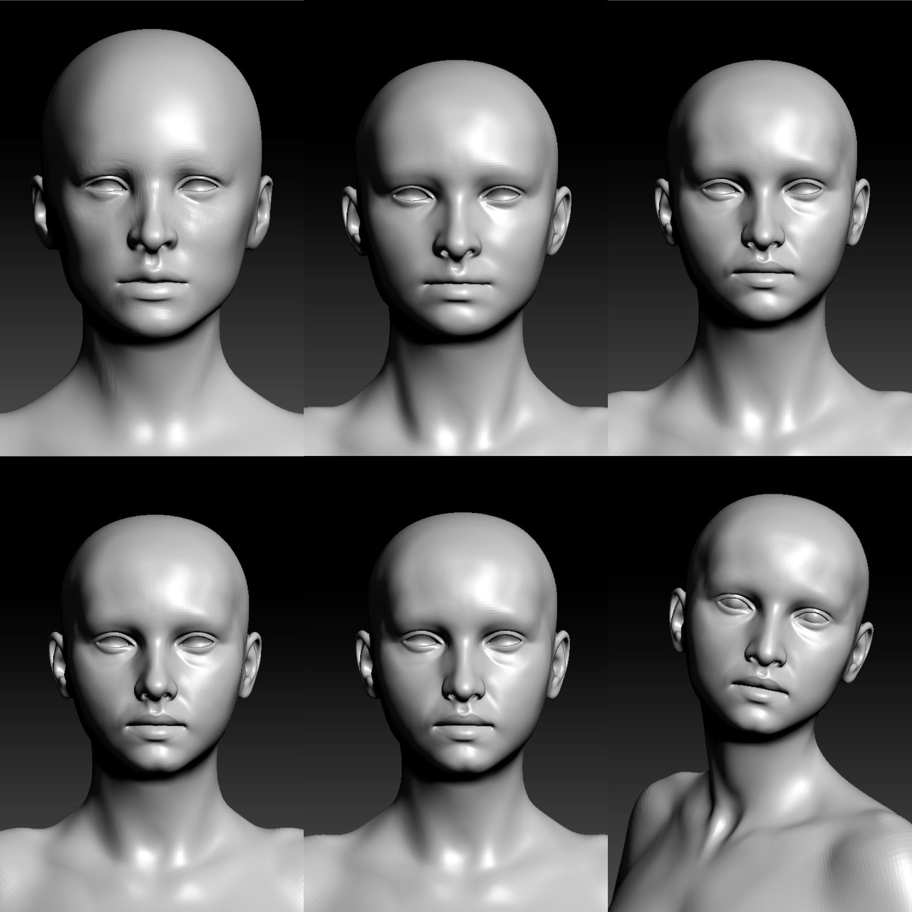 Şefki Ibrahim THE DIGITAL HUMAN PROJECT MODELLING & SCULPTING (Part 1)