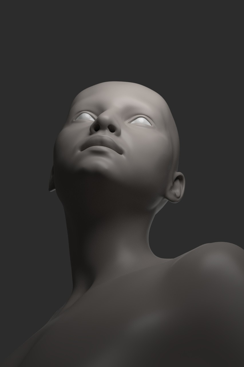 Şefki Ibrahim THE DIGITAL HUMAN PROJECT MODELLING & SCULPTING (Part 1)