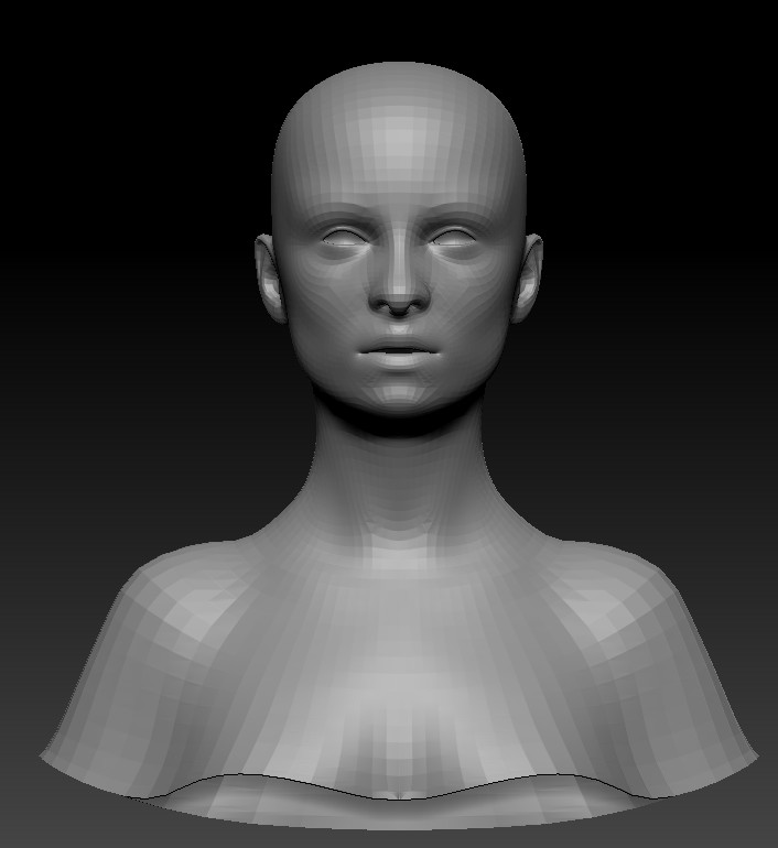 Şefki Ibrahim THE DIGITAL HUMAN PROJECT MODELLING & SCULPTING (Part 1)