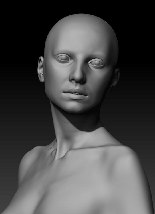 Şefki Ibrahim THE DIGITAL HUMAN PROJECT MODELLING & SCULPTING (Part 2)