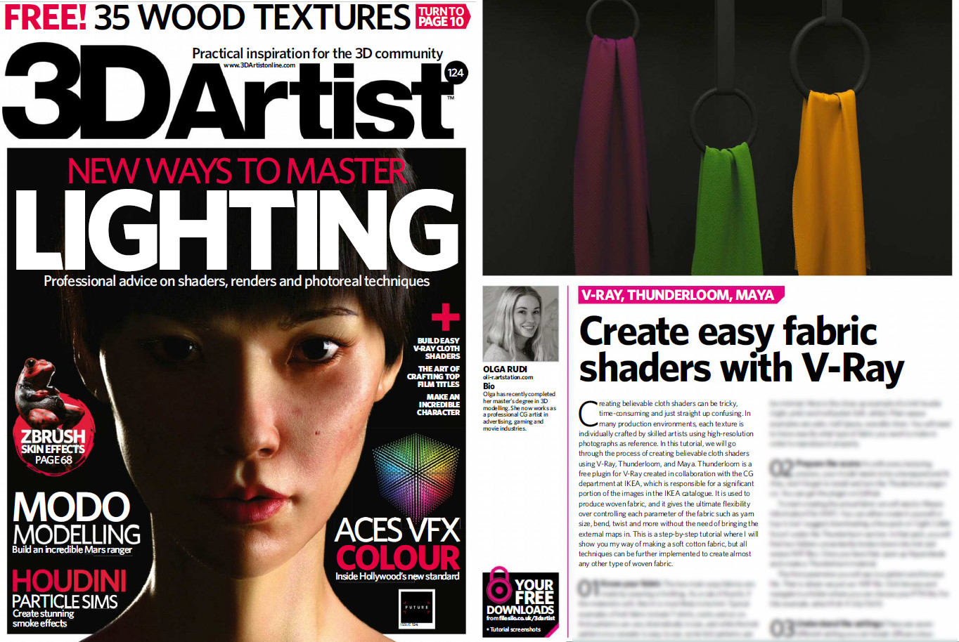 Artstation Olga Rudi 3d Artist Magazine