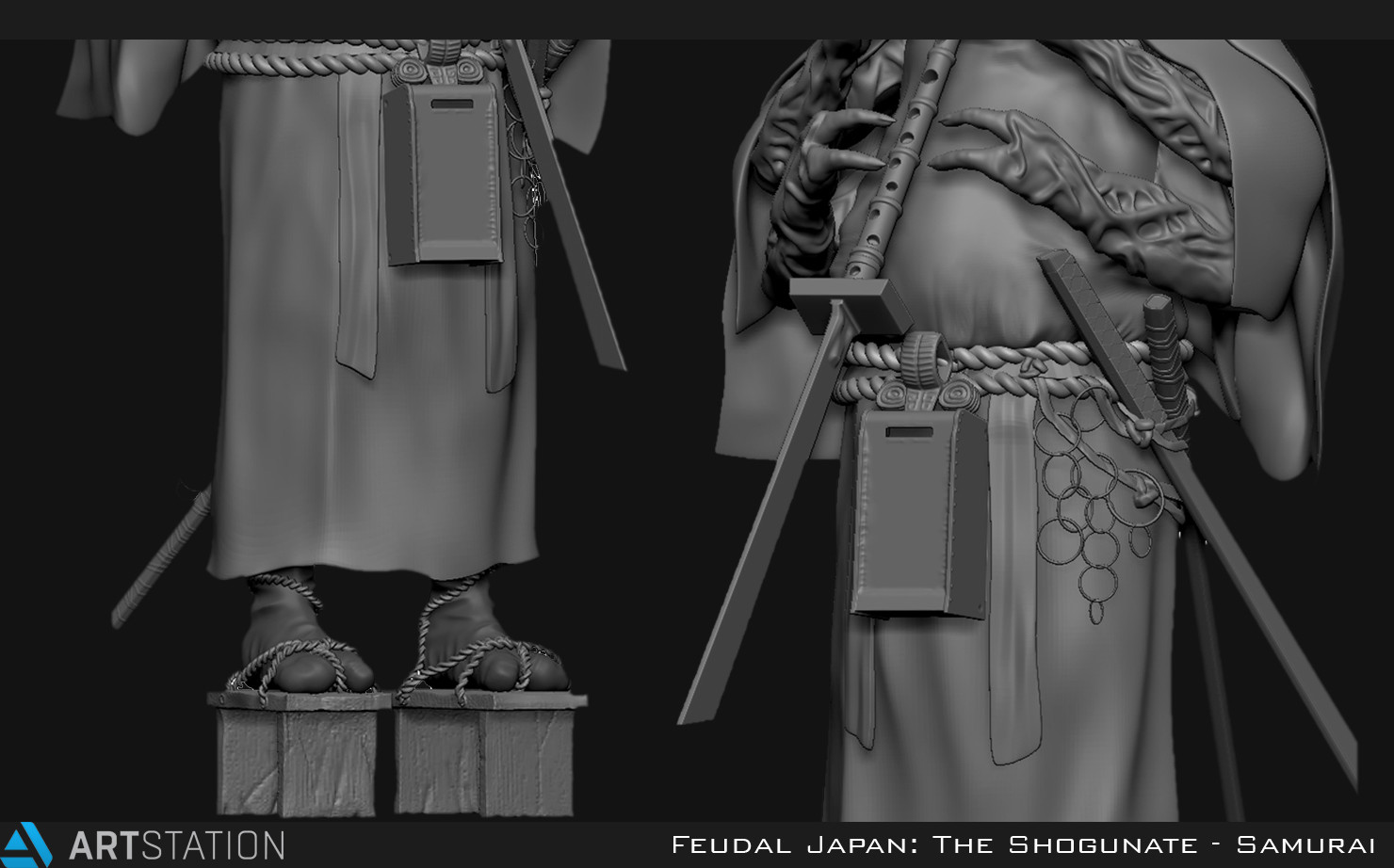 Artstation Phil Charitou S Submission On Feudal Japan The