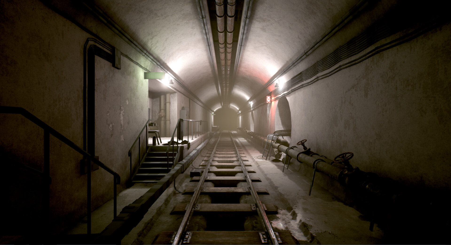ArtStation - Subway Tunnel: Moar Progress.