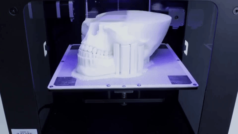 Accelerated video of a 3D printing