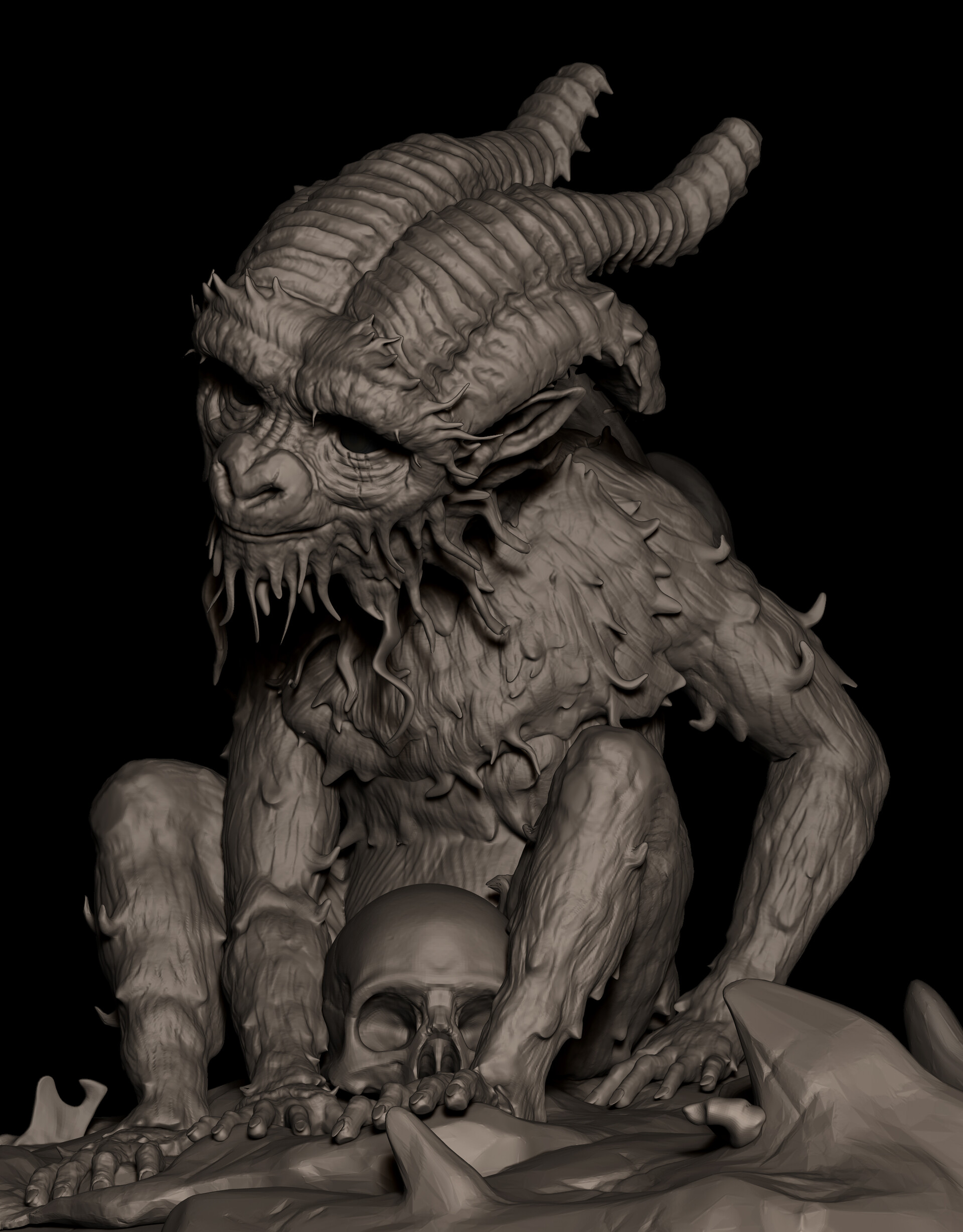 ArtStation - Demon Monkey