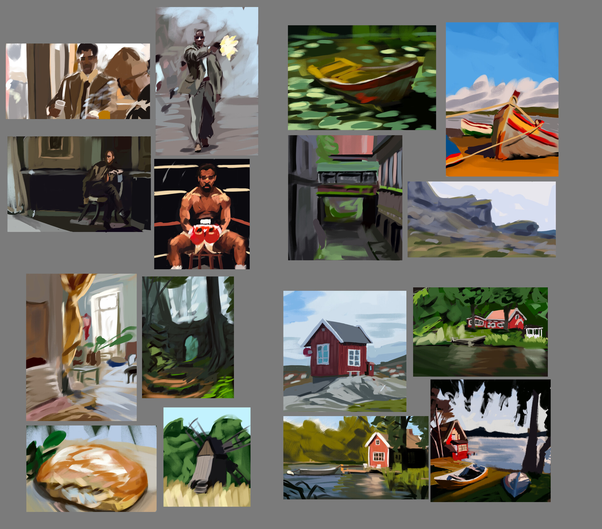 ArtStation - Vacation July Doodles