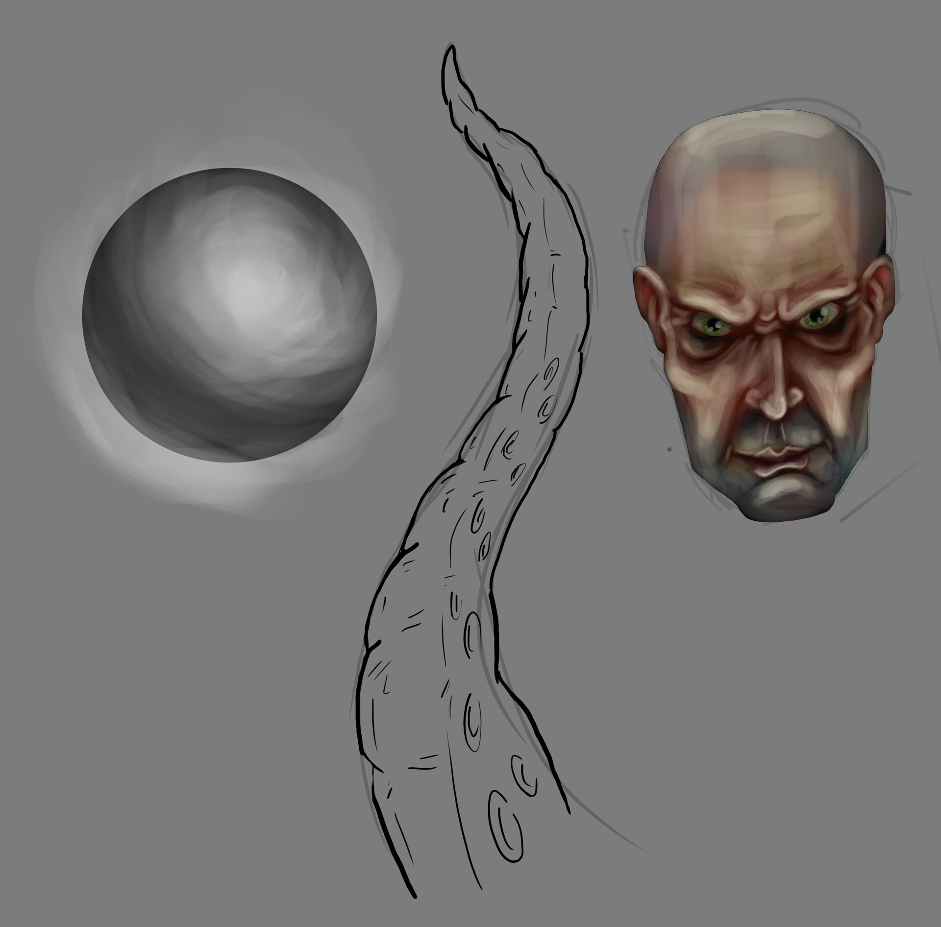 Artstation Richard Bryce Gore Digital Painting Sketch 11 15 2019