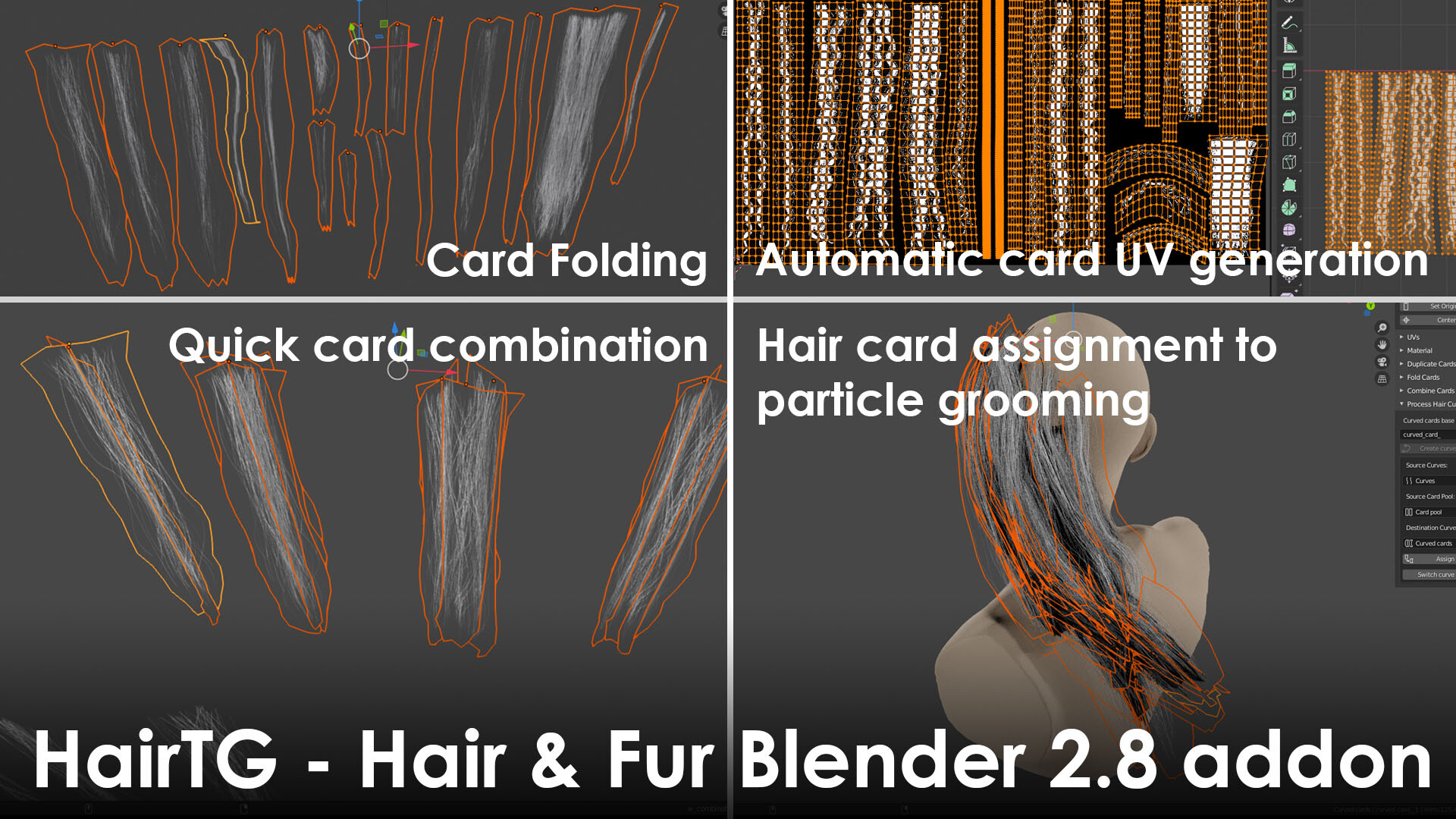 ArtStation - HairTG - Hair & Fur Blender  addon in the works