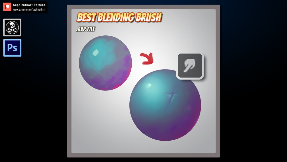 ArtStation - ARTTIPS #5 Best Blending Brush