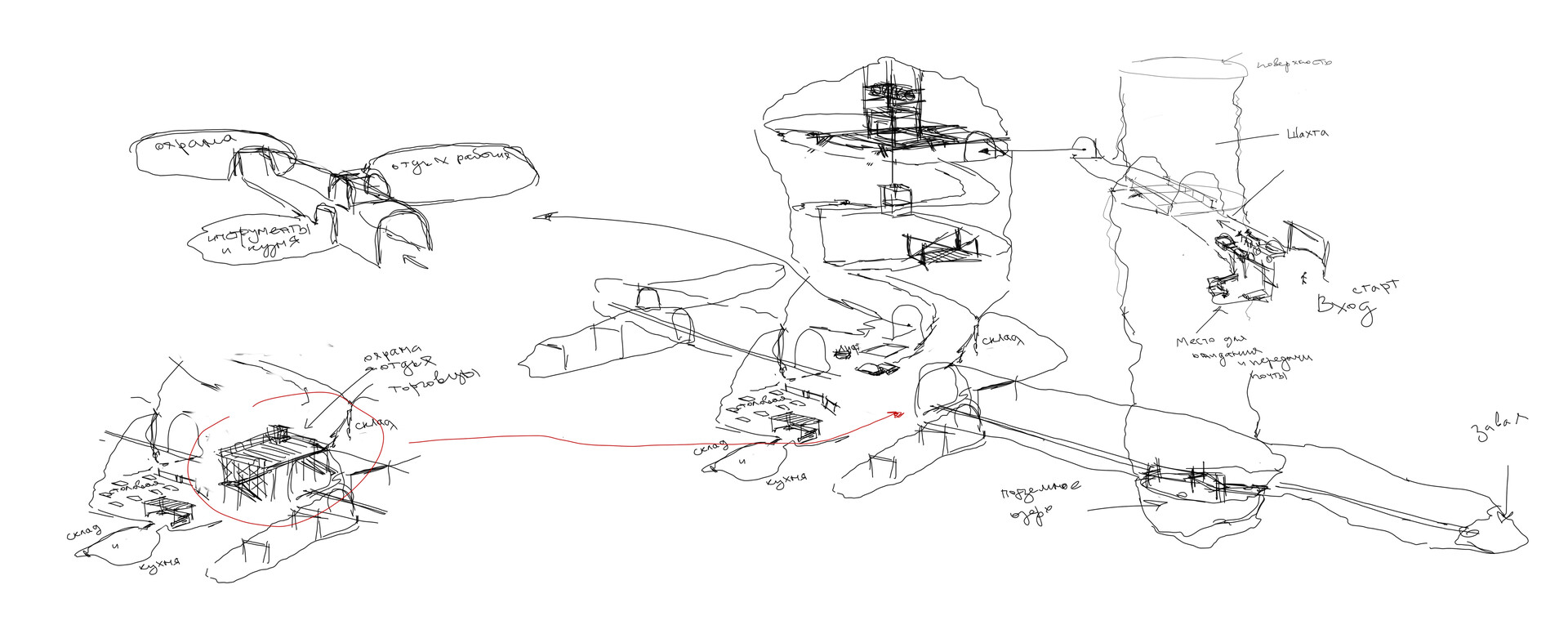ArtStation - mine concept