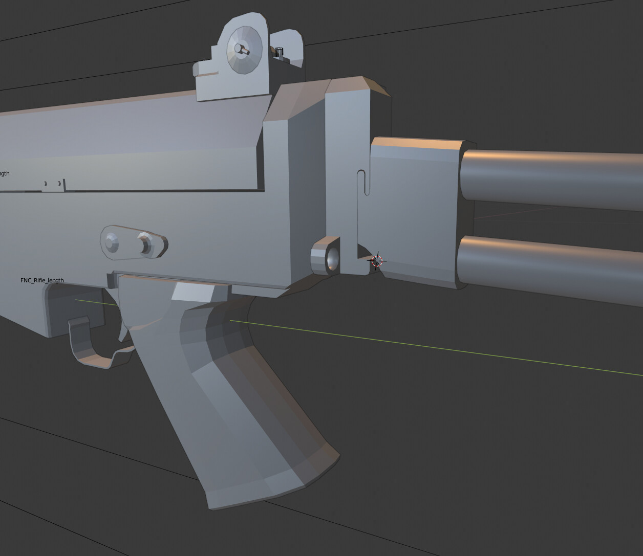 ArtStation Live streaming Hardsurface Weapon Modeling in Blender