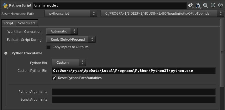 Ryan Gold - Houdini PDG + Machine Learning - MNIST Image Recognition