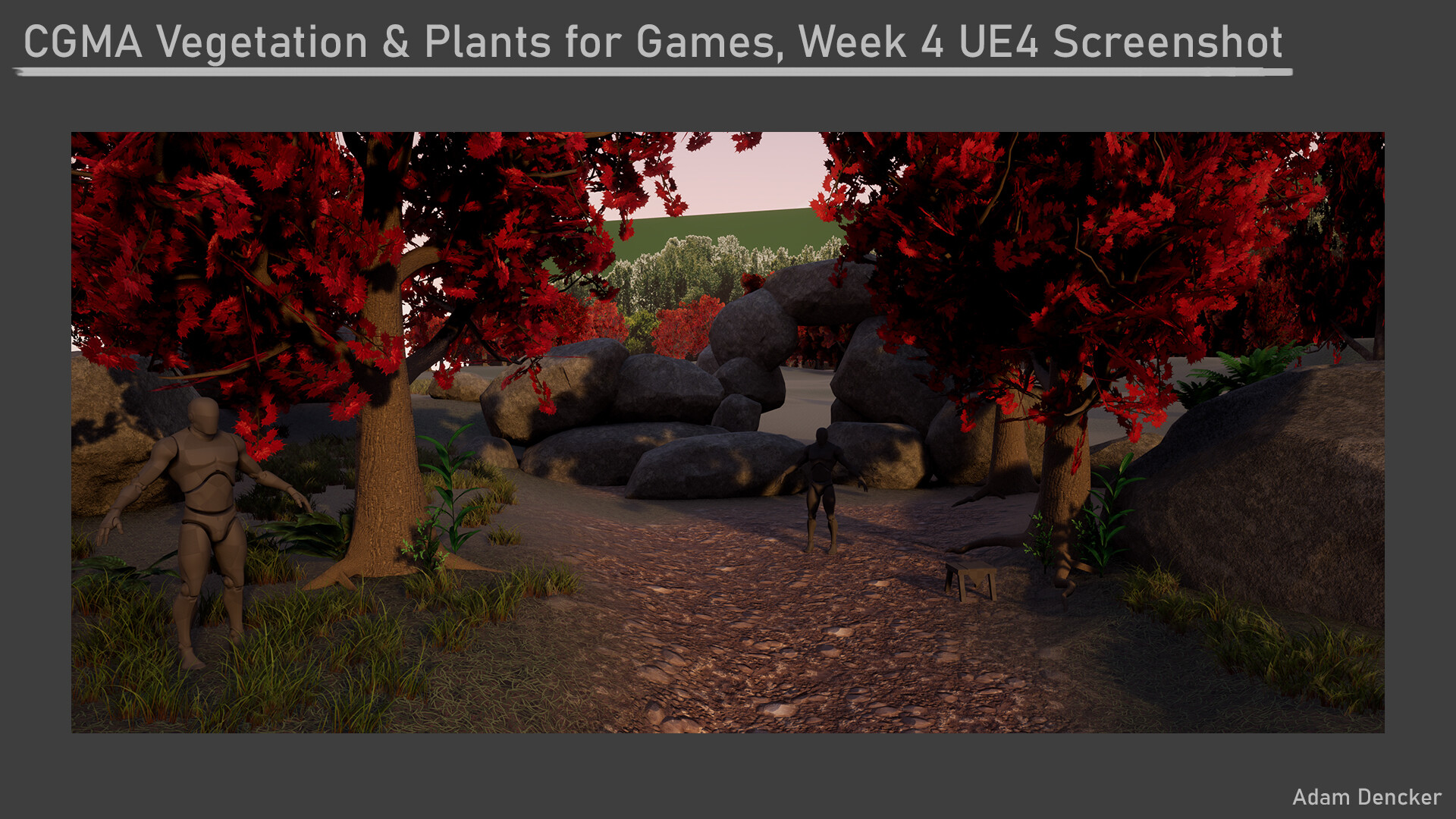 Artstation Adam Dencker Cgma Class Vegetation Plants For Games Pt 4