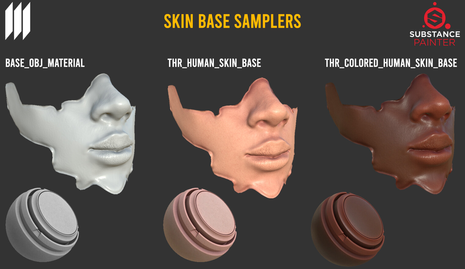 Diego M. Zanelli Human Skin Base Smart Material For Substance Painter