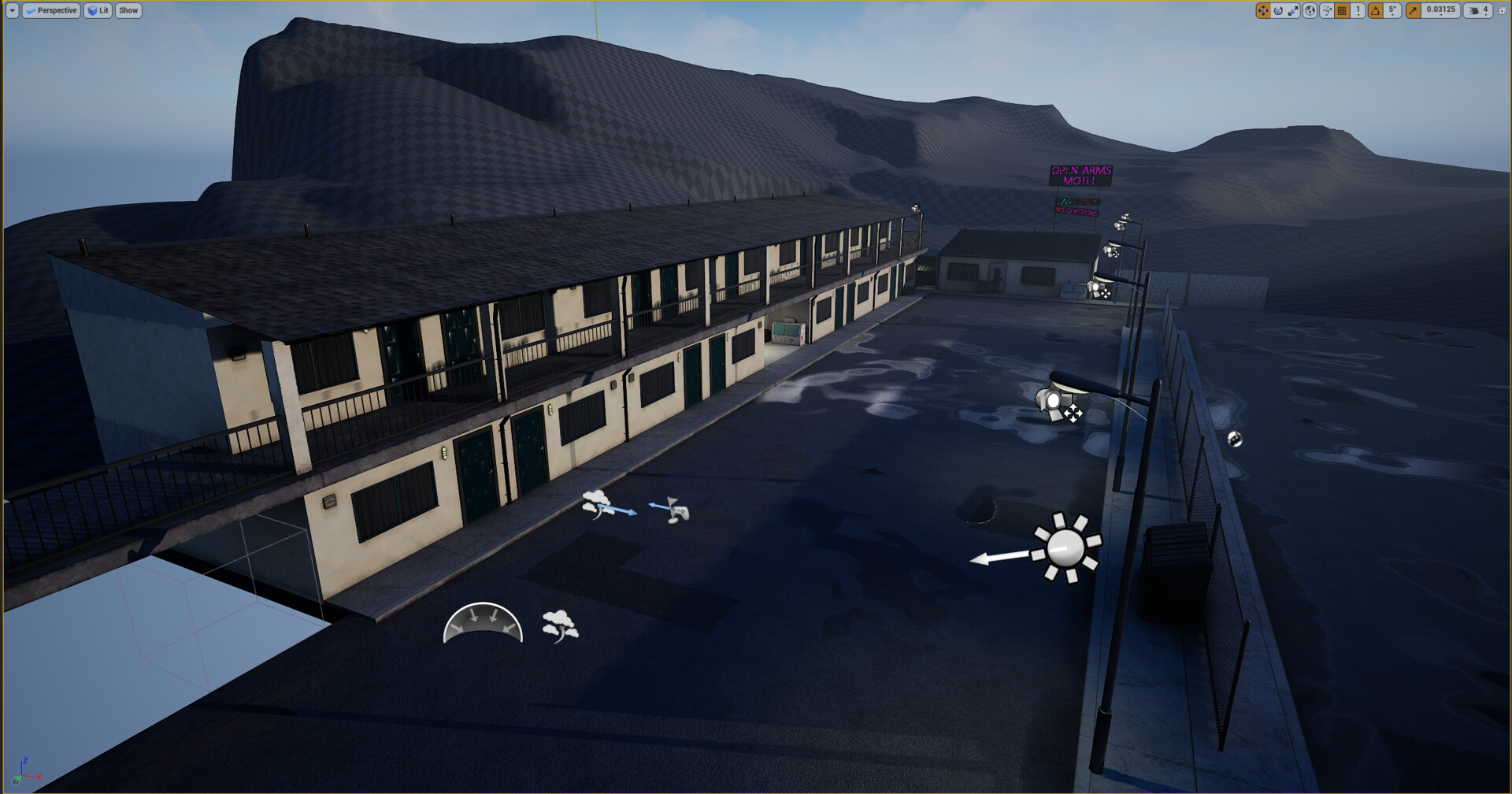 Artstation Motel Environment