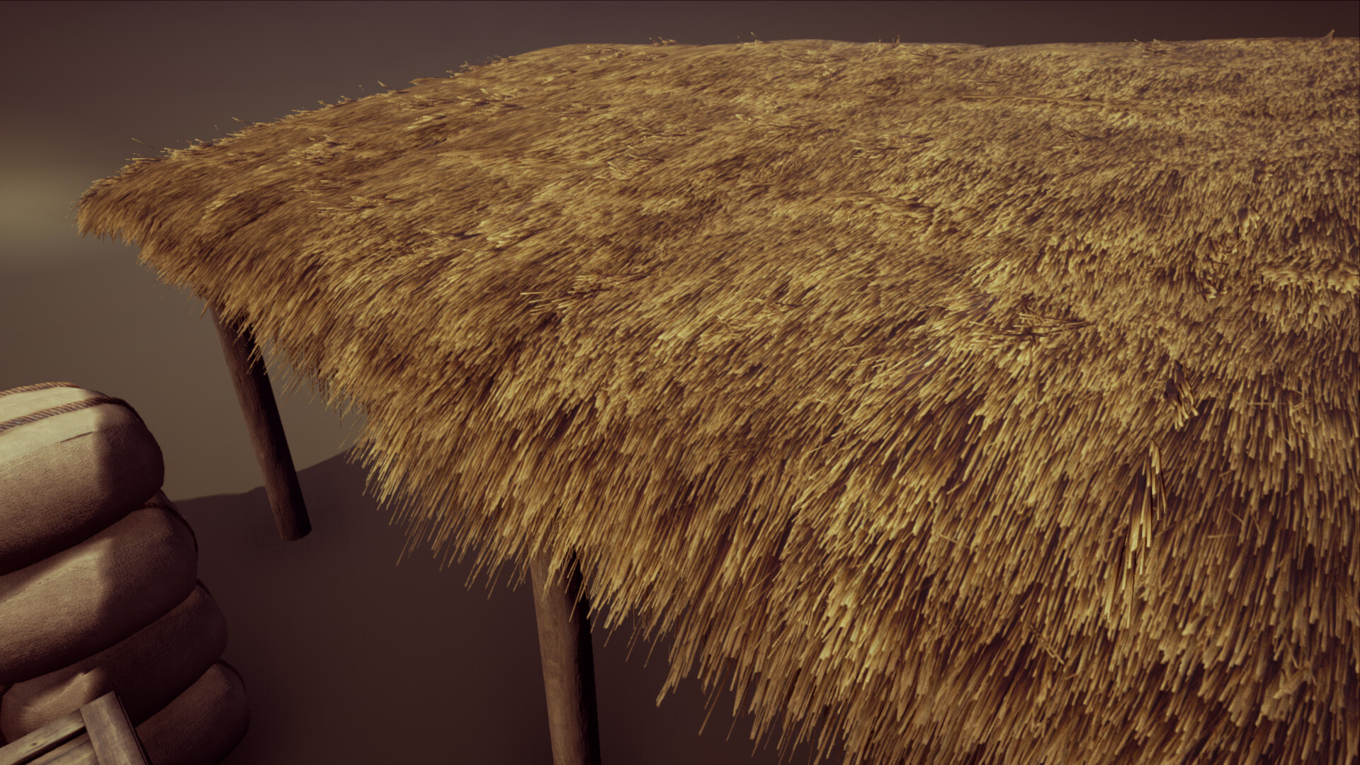 Tom Martyn Thatch Roof Stable Asset Creation For Ue4