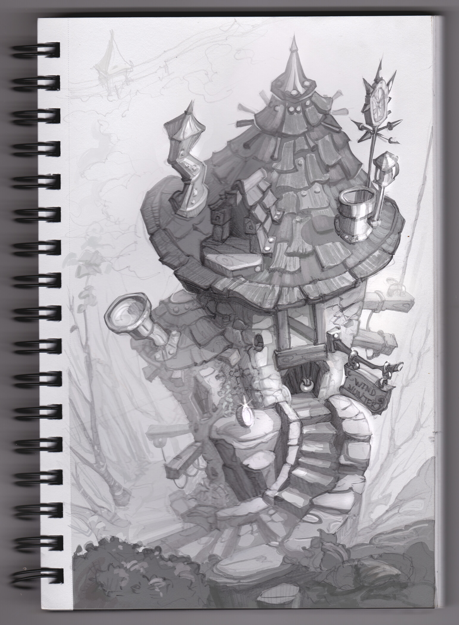 ArtStation Sketchbook VS retouch