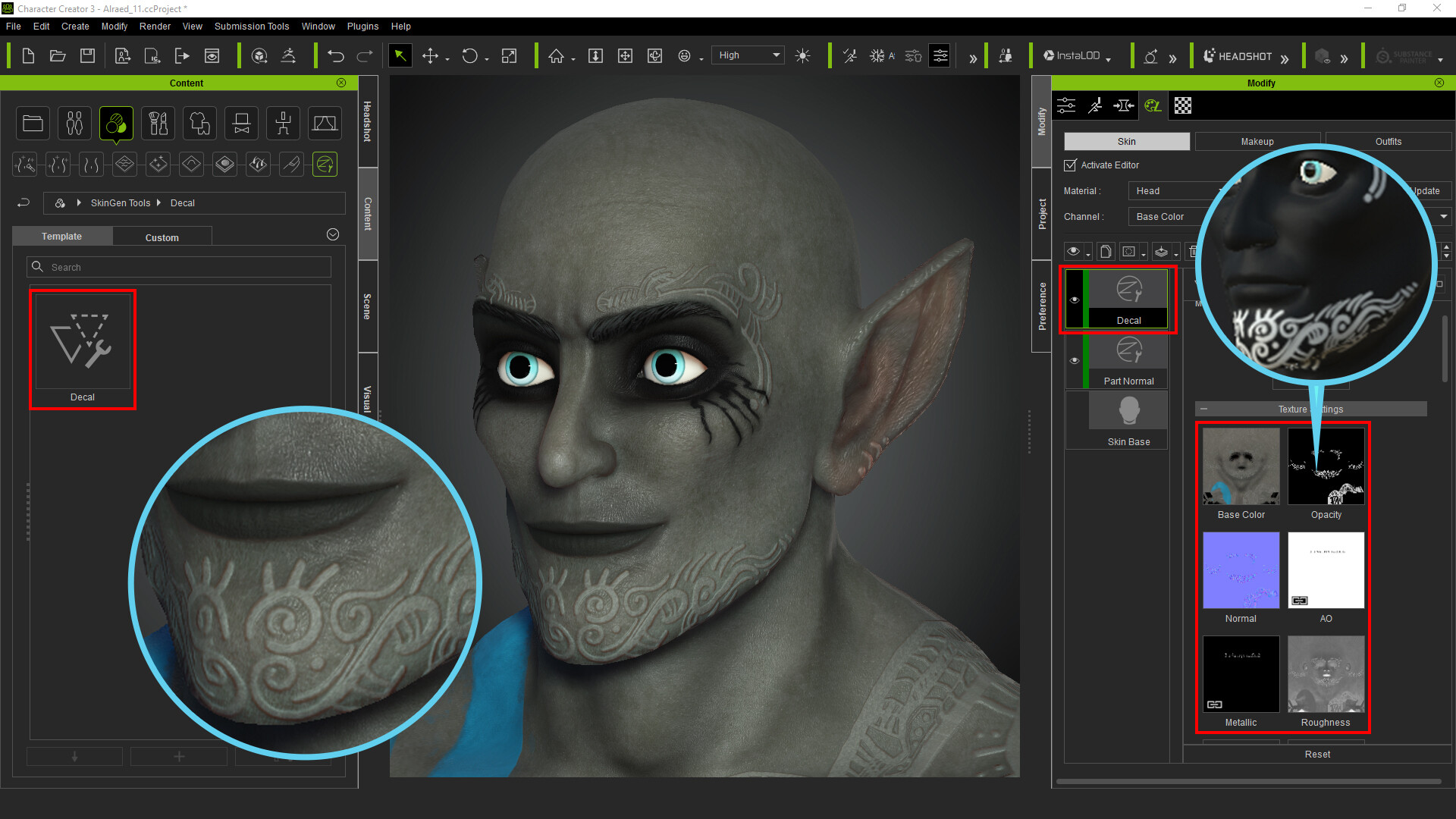 How to make KRMSTUDIOZ God skin In Skin Editor 3D, By Skin Editor 3D