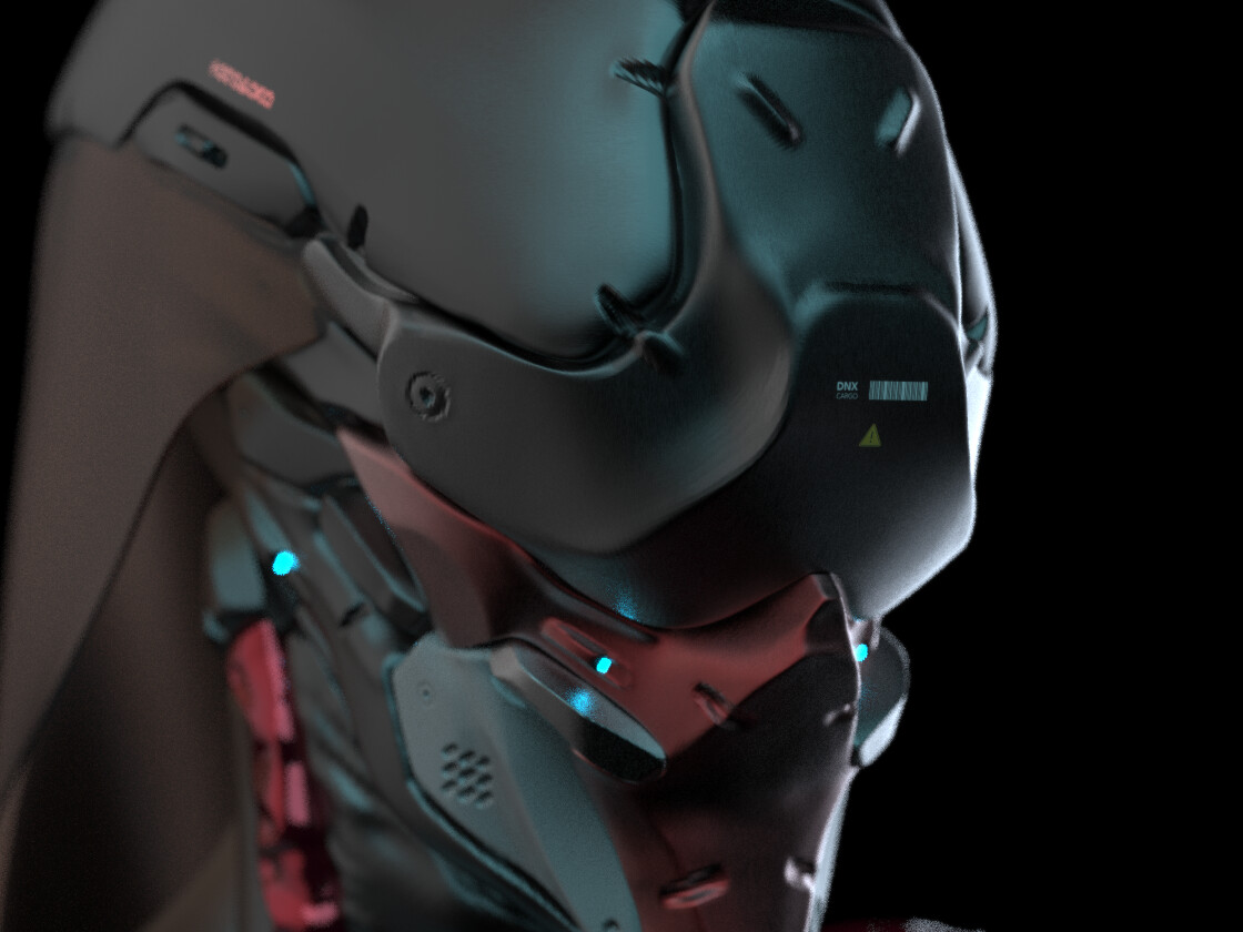 ArtStation H.E.R.A valkyrie Drones keyshot renders.